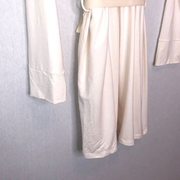 PURE FIBER HOODED JERSEY ROBE LOUNGEWEAR - Picture 9 of 9